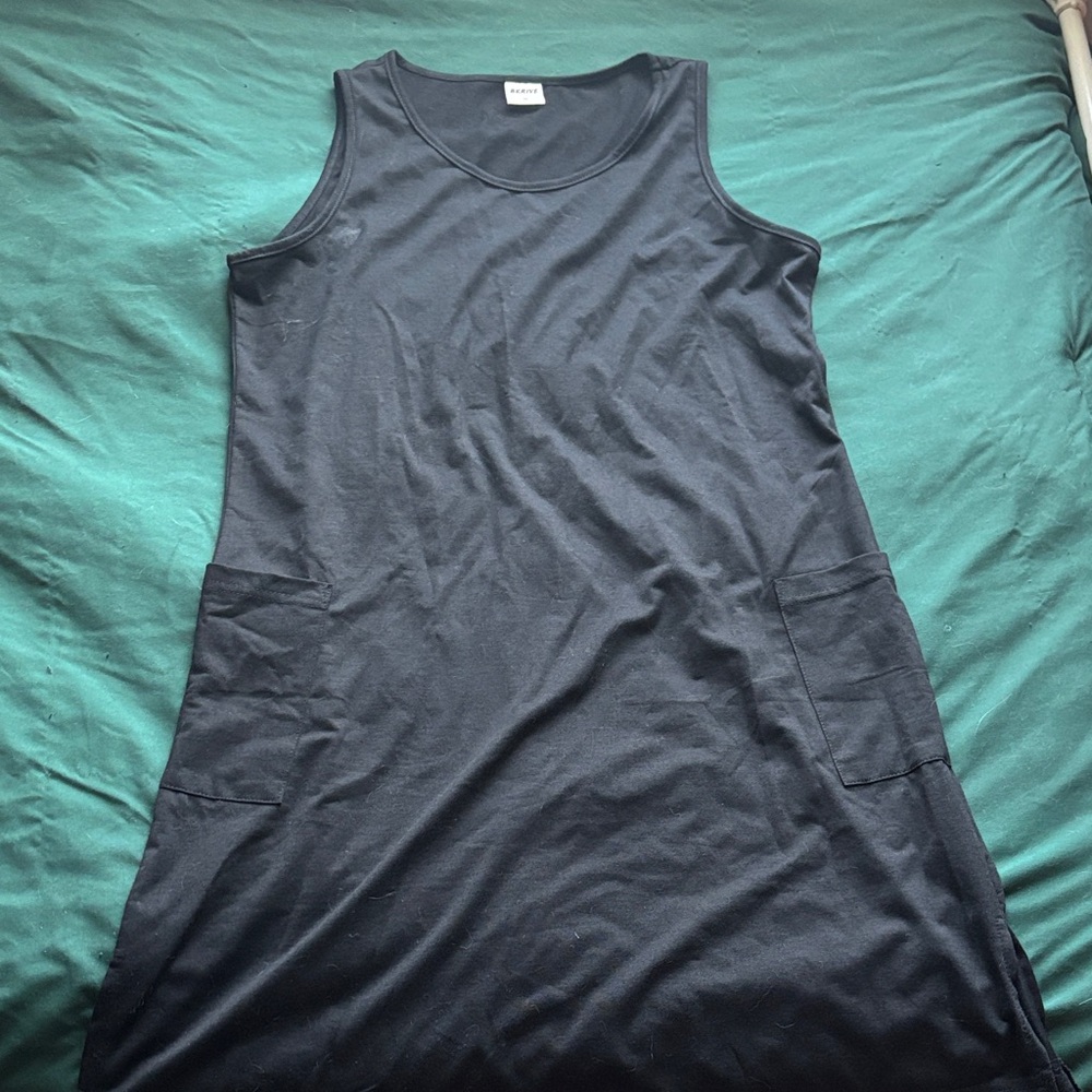 Black Mid length Lounge Dress M